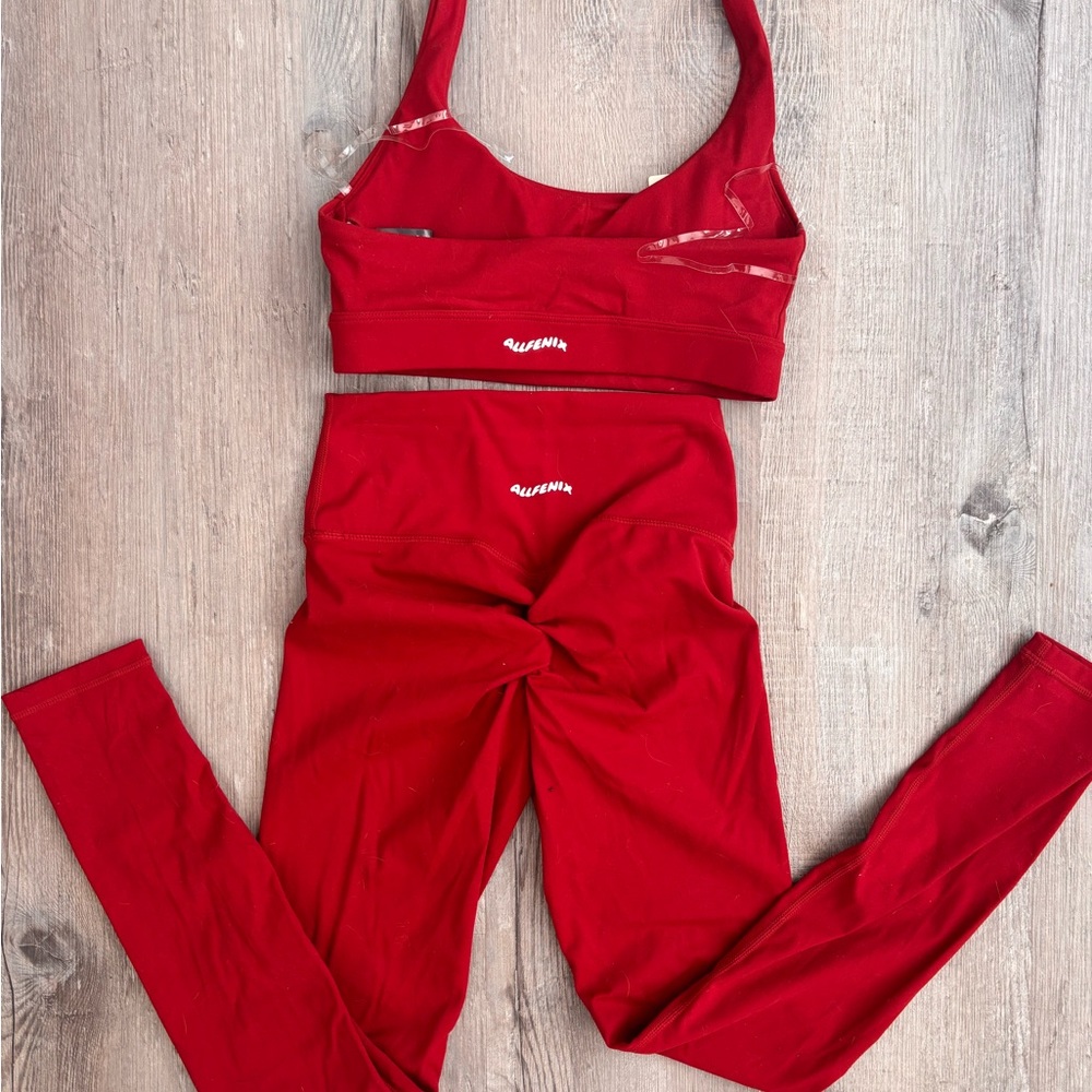 Red Athletic 2-piece Set - Picture 3 of 4